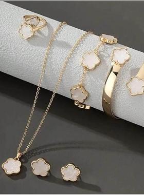 Bracelet bracelet ring earrings necklace accessories set项链