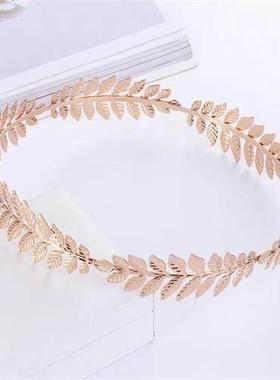 Hair accessories baroque gold leaves hair bands beautiful br