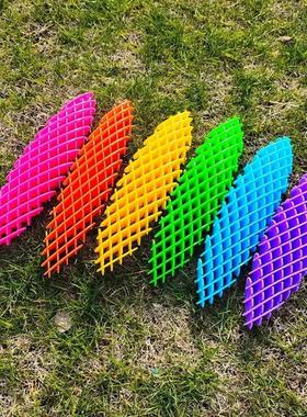 Fidget Toy Big Green Worm Shaped Fidget Unpacking Morphing W