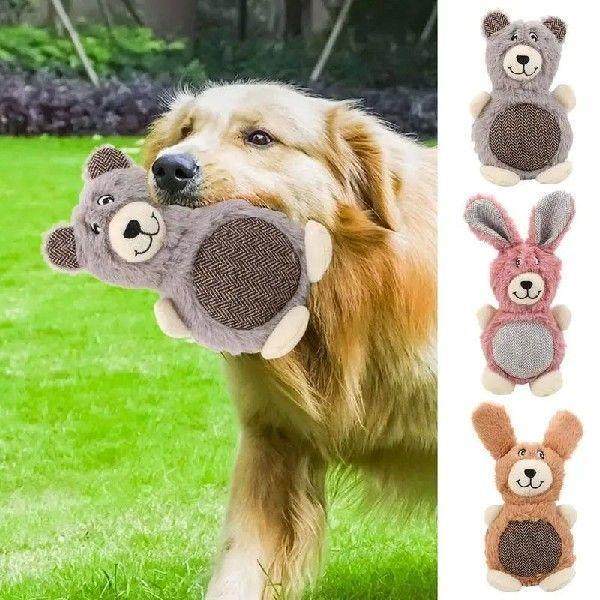 Stuffed Animal For Dog Animal-Shaped Dog Teething Plush