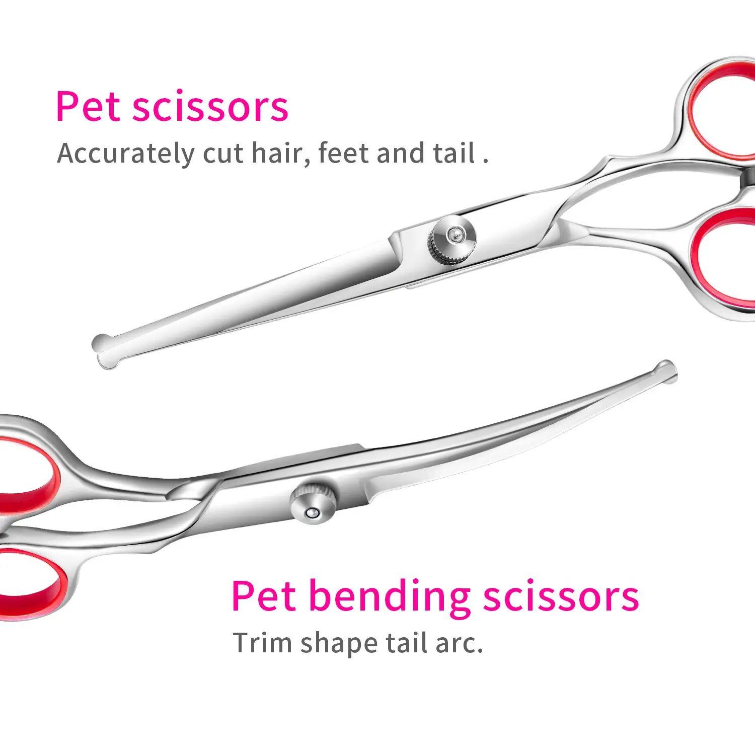 Dog Grooming Scissors Professional Stainless Steel Pet Hair
