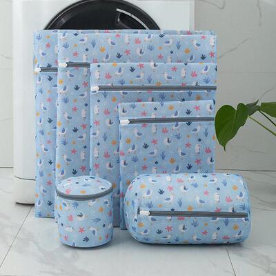 5 Patterns Printing Laundry Bags Underwear Bra Machine Mesh