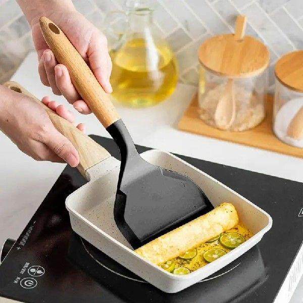 Silicone Spatula For Cooking Spatula Turner Thin Kitchen