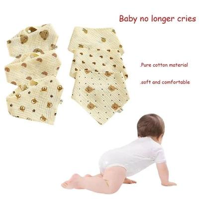 1PC Baby Cotton Soft Soothe Appease Square Towels Infant Col