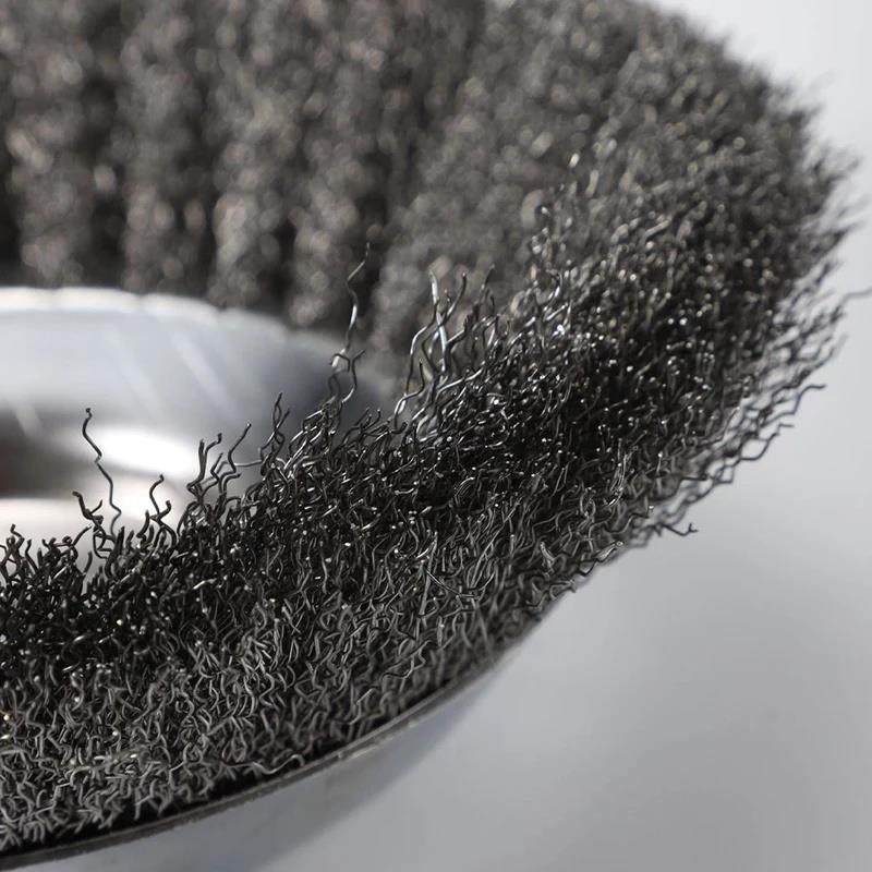 1 PCS 8-Inch Wire Brush Weeding Board Weeding Wheel Lawn