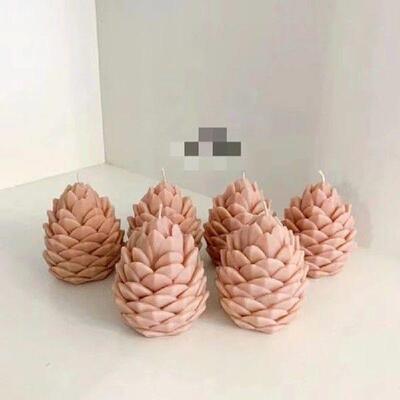 Pinecone Shaped Molds for Making Gypsum Decorations,