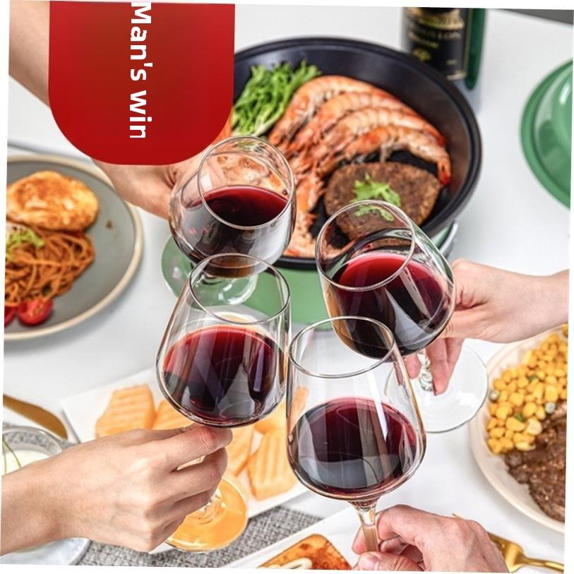 Red wine glass set 6 wine glasses decanter 4goblets for wine