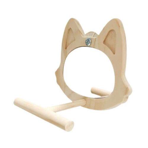 Bird Mirror with Perch Cat Mirror Stand Toy Bird Branches