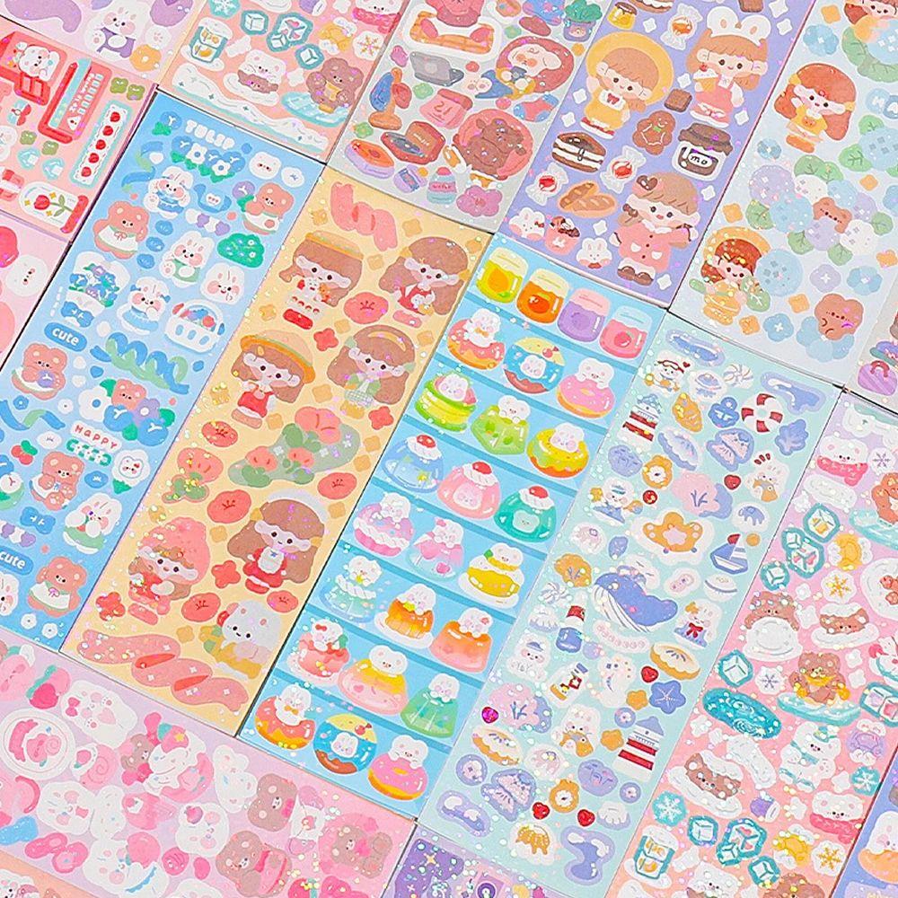 Kawaii Stickers for Kids Cute Stationary Aesthetic Diary Dec