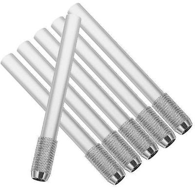 6 Pcs Pencil Extender Mechanical Holder for Metal Crayon