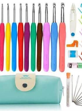 38pcs/set Crochet Hooks Set Crochet LargeEye Blunt Yarn Weav