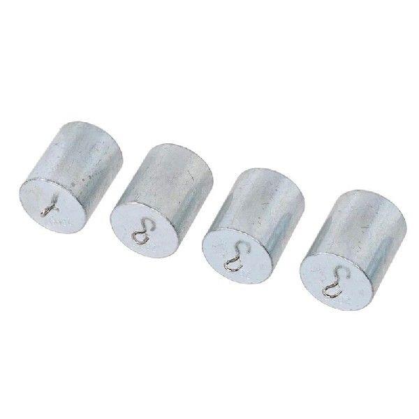 Alibration Weights 200 G, Chromeplated Steel 4 Pcs. Double