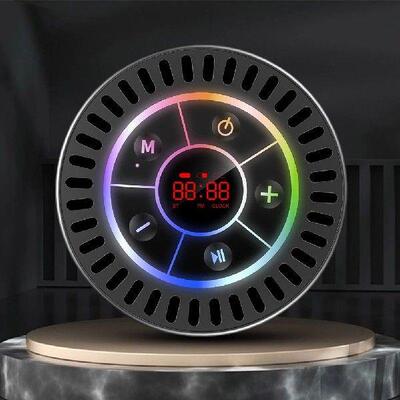 Mini Speaker Bluetooth-Compatible with Suction Cup Stereo