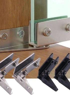 Stainless Steel Glass Clamps 5-8mm Punching-Free Wine