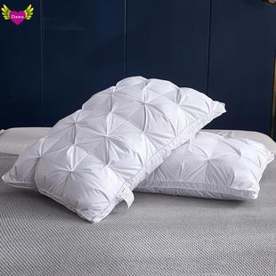 白鹅绒全棉羽绒枕 95% Goose Down Pillow Soft Feather Pillows