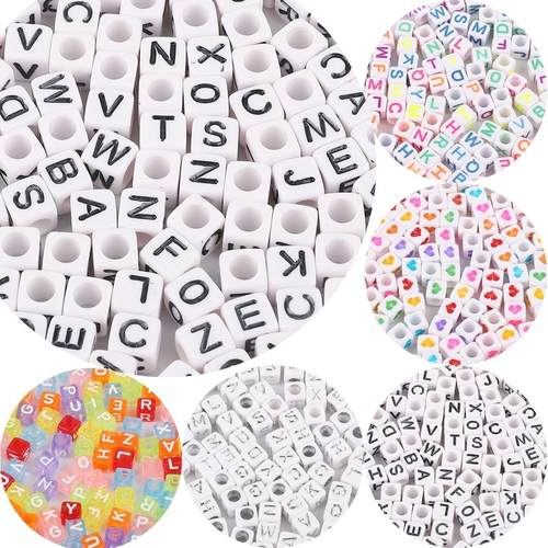 Acrylic Letter Bead For Jewelry Making DIY Necklace Bracelet