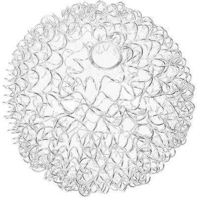 Glass Lampshade Light Covers Seeded Wire Cage Hanging