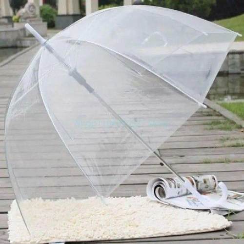 Fashion Clear Bubble Dome Umbrella Transparent Windproof