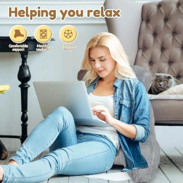 Triangular Reading Pillow Dormitory Bed Cushion Office