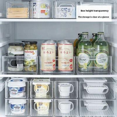 Refrigerator Organizer Stackable Fridge Food Storage Box wit