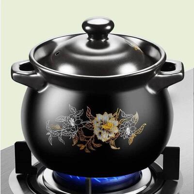 Chinese Ceramic Casserole Non Stick Soup Pot Thick Bottom Fo