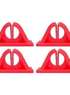 4Pcs Silicone Fishing Rod Holder Wall Mounted Fishing Pole