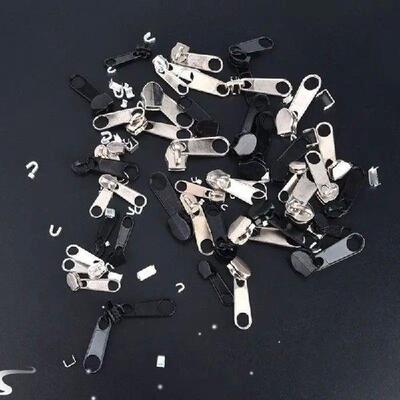 85pcs/set Zipper Rep Sewing for Jacket Slider Install Plier