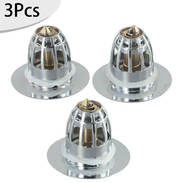 1/3pc Press Pop-up Drain Filter Bathroom Shower Sink Filter