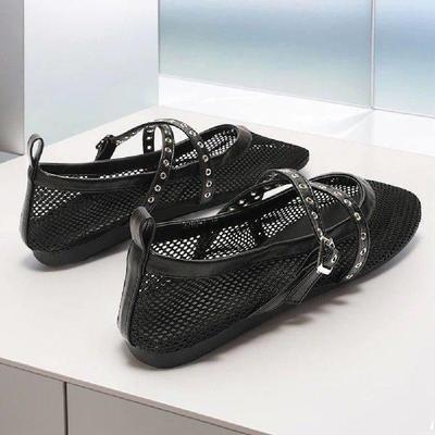 Women Mesh Ballet Flats Daily Dress Shoes Comfortable