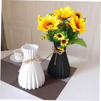Modern Plastic Vases European Anti-Ceramic Flower Vase Weddi