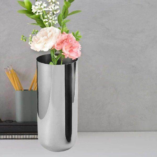 Stainless Steel Vase Decorative Vase Home Decor Simple
