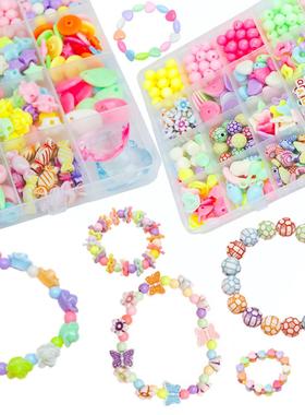 DIY Beads Making Bracelet Necklace Jewelry Kit Girl Toy Gift
