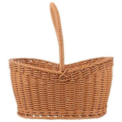 Woven Hand Basket Food Vegetable Container Storage Breads