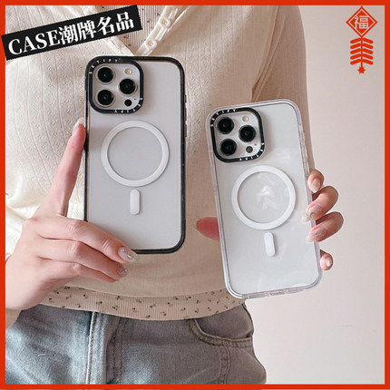 CASE镜头LOGO适用iPhone17Pro苹果16Promax手机壳13潮牌14防摔套15个性16Pro简约17Promax磁吸Plus透明Air/12