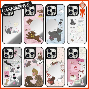 Roria小动物12适用iPhone17Pro苹果16Promax手机壳13镜面14高级感15防摔套16Pro可爱17Promax女款 Plus磁吸Air