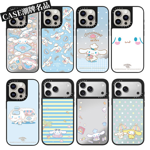 CA玉桂狗适用iPhone18Promax17Pro苹果16Pro15Promax14Plus13/12手机壳镜面防摔套个性可爱女款磁吸轻奢Air11
