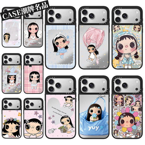 CA可爱小玉适用iPhone17Promax苹果16Pro手机壳13镜面14防摔套15呆萌16Promax个性17Pro网红Plus女款12磁吸11