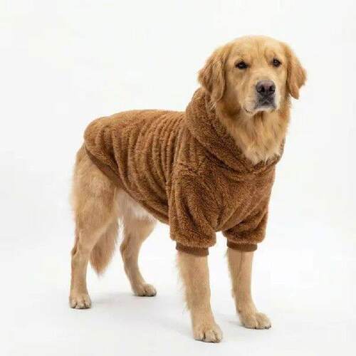 Fleece Material Dog Clothes Soft Warm Dog Hoodie Anti