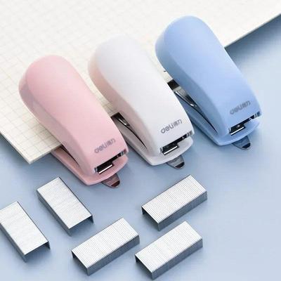 1pc Cute Macaron Color Mini Stapler for Student Stationery C