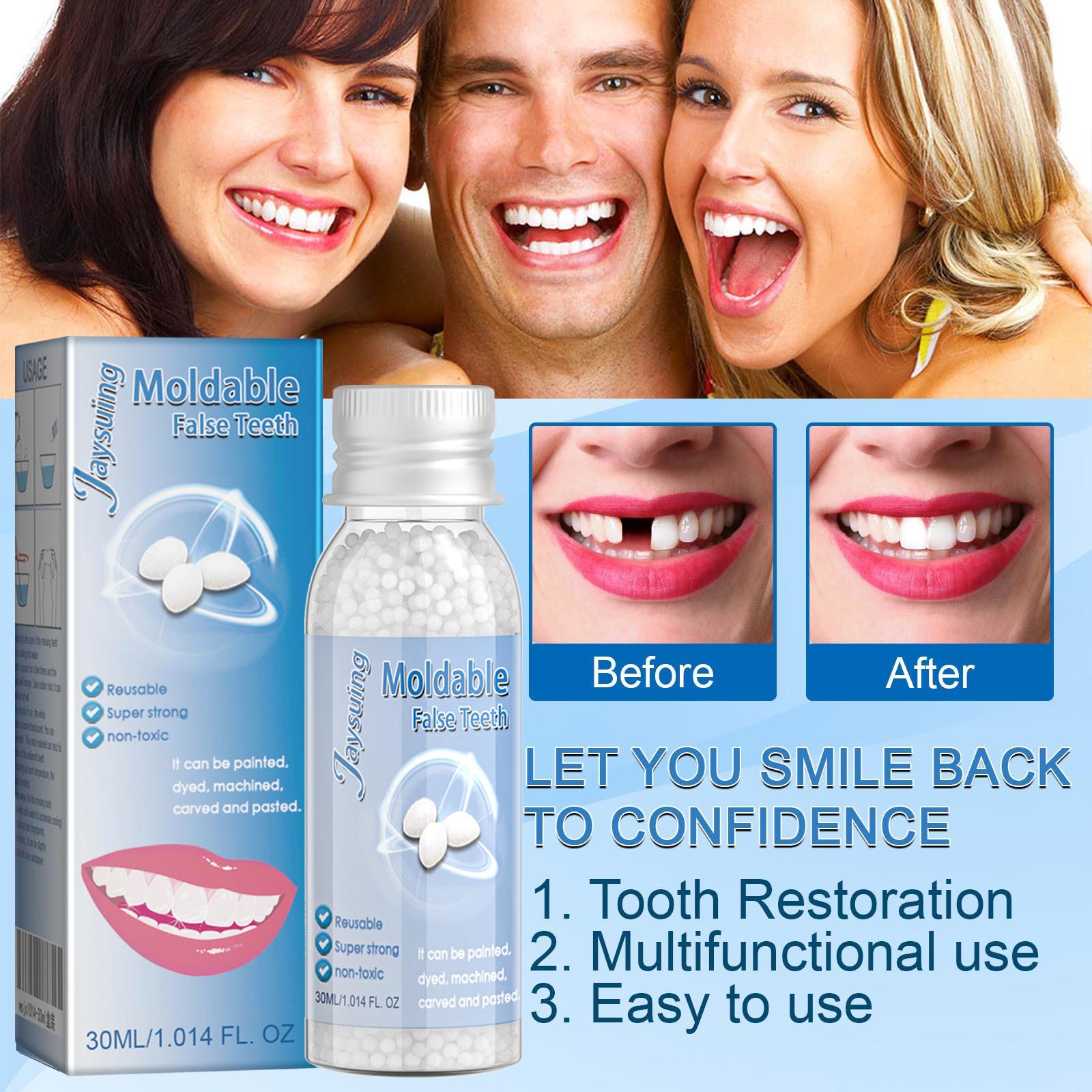 10/20/30g Teeth And Gaps FalseTeeth Solid Glue Adhesive