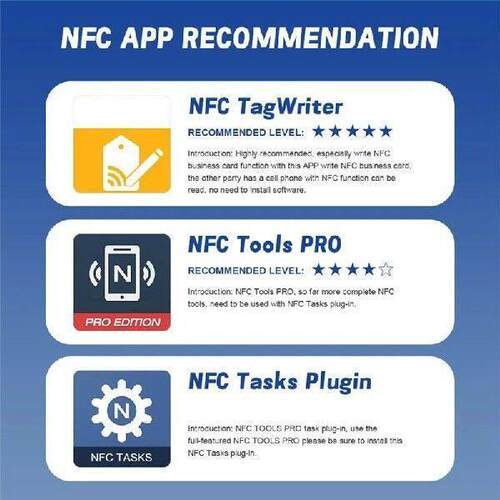 【Livraison Rapide】50Pcs NFC Tags,NFC Cards,NFC Stickers