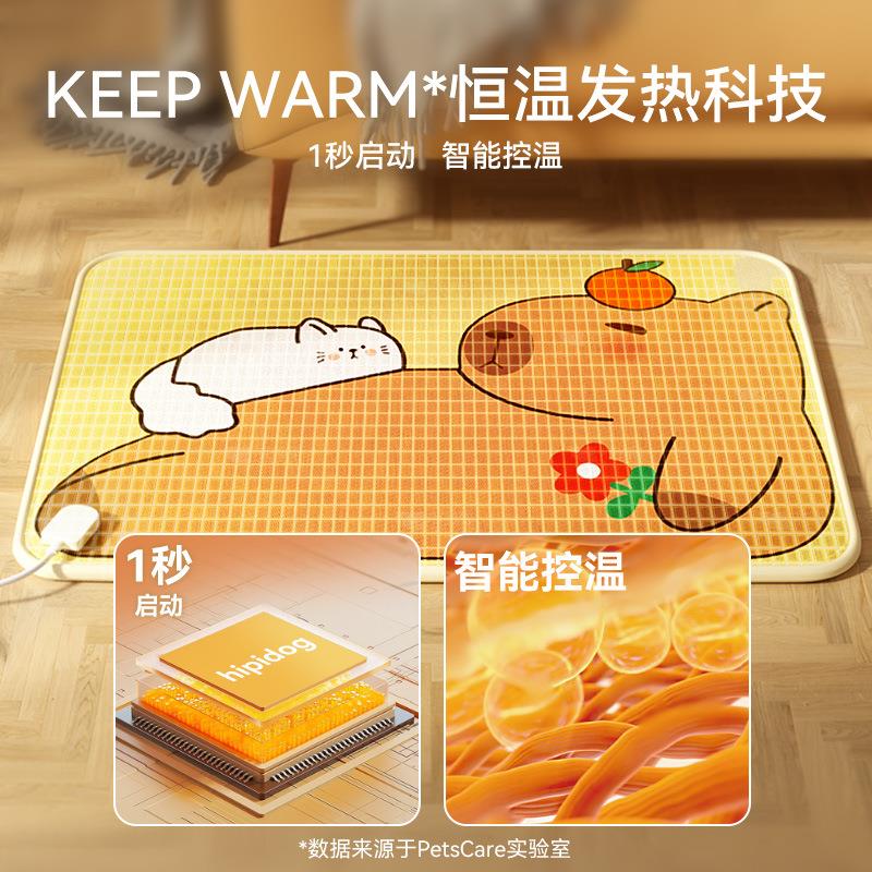 la Cute Square Thermostatic Adjustable Pet Electric Blanket