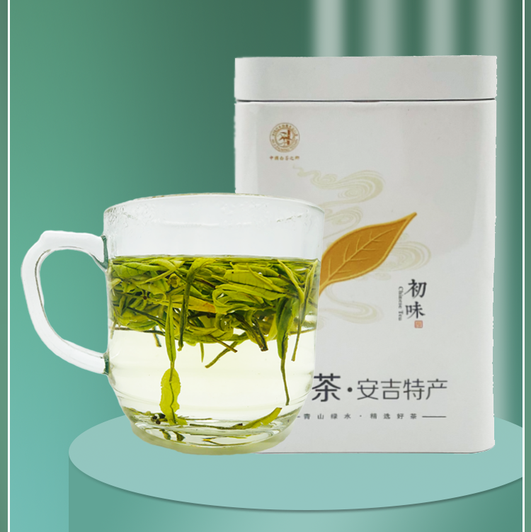 特级正宗安吉白茶2021新茶雨前明前绿茶炒青散茶精品送礼茶叶50g