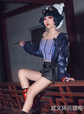 青蛇劫起cos衣服宝青坊主cosplay假发护目镜腰饰全套装动漫女儿童