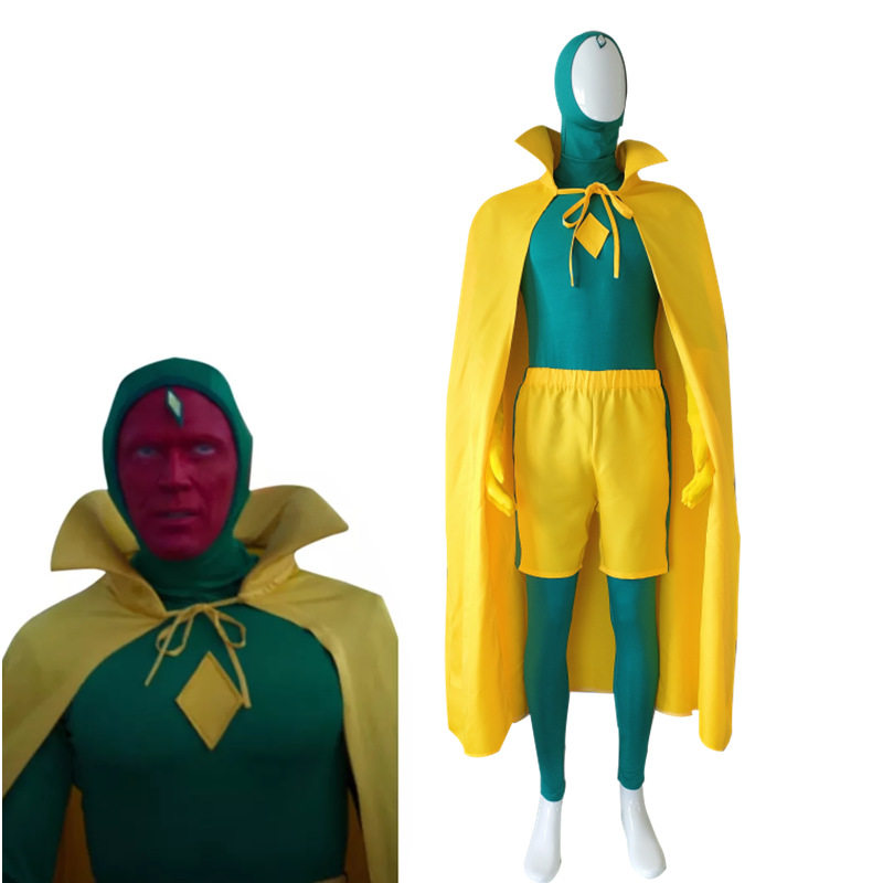 旺达-幻视cos服全套装漫威旺达同款cosplay服装万圣节衣服表演服