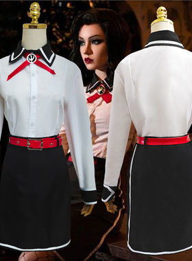 生化奇兵无限伊丽莎白cosplay白色制服游戏套装角色扮演cos服