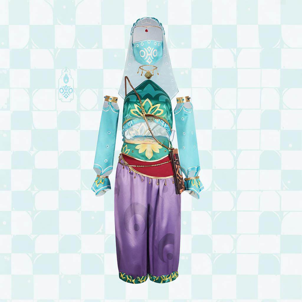 塞尔达传说cos服游戏精灵公主沙漠服公主舞蹈裙cosplay万圣节服装