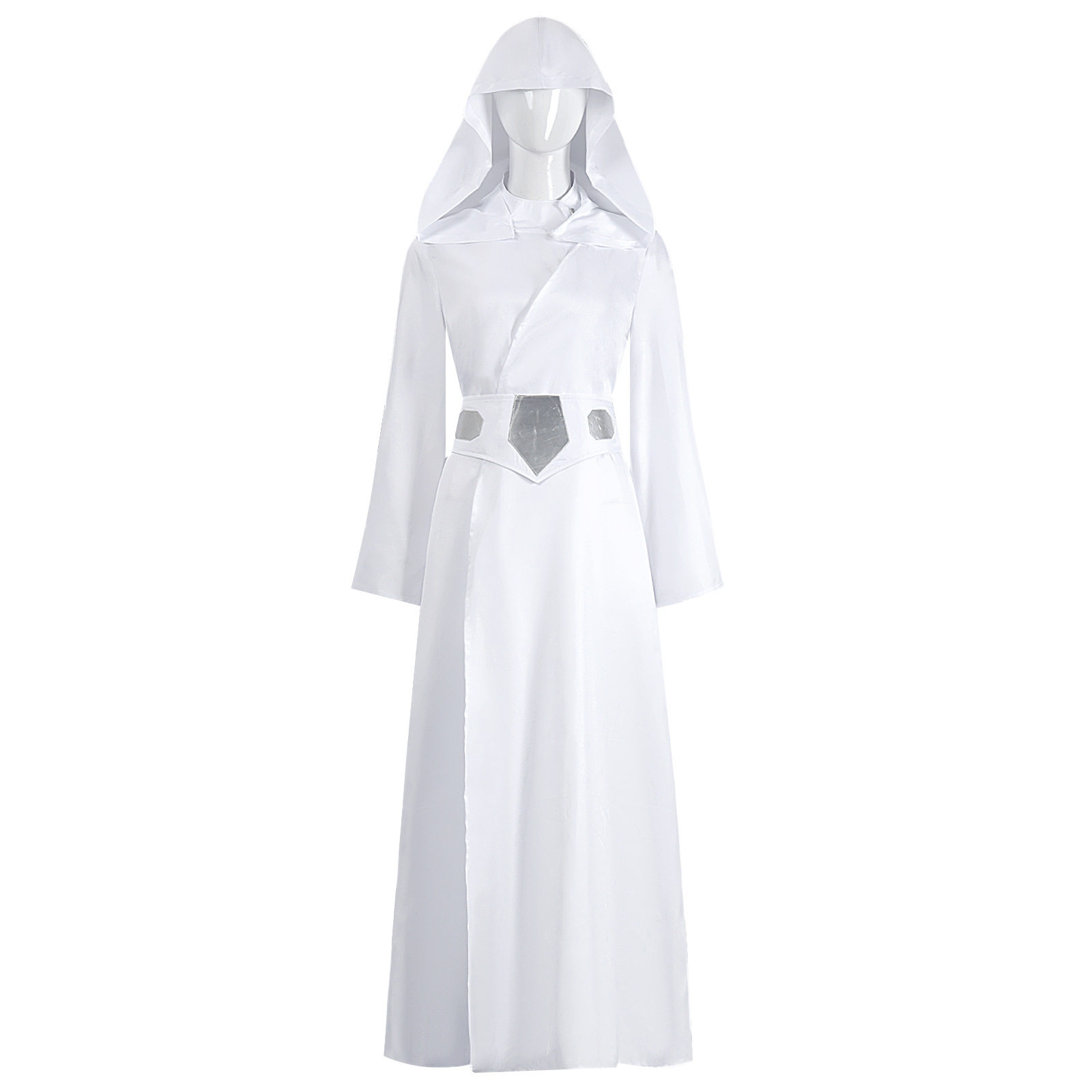 星战莱娅cos服莱娅公主白色连衣裙套装电影角色舞台演出服C服