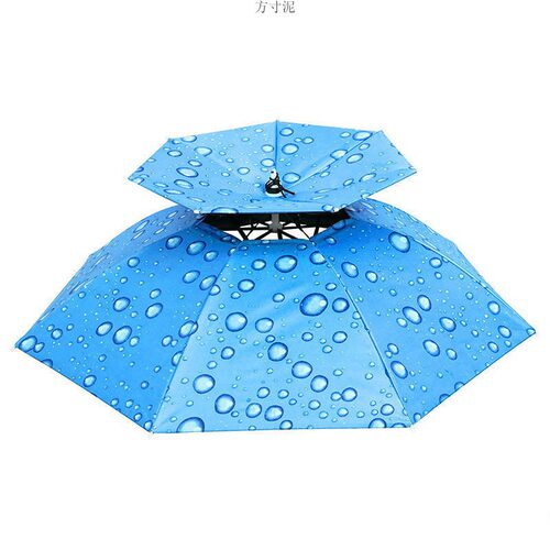 伞帽头戴式雨伞钓鱼伞折叠大号伞