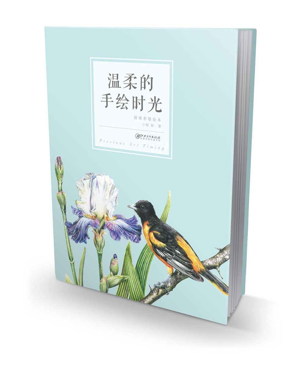 现货正版包邮 含限量线描本 温柔的手绘时光 婠婠彩铅绘本一本彩铅